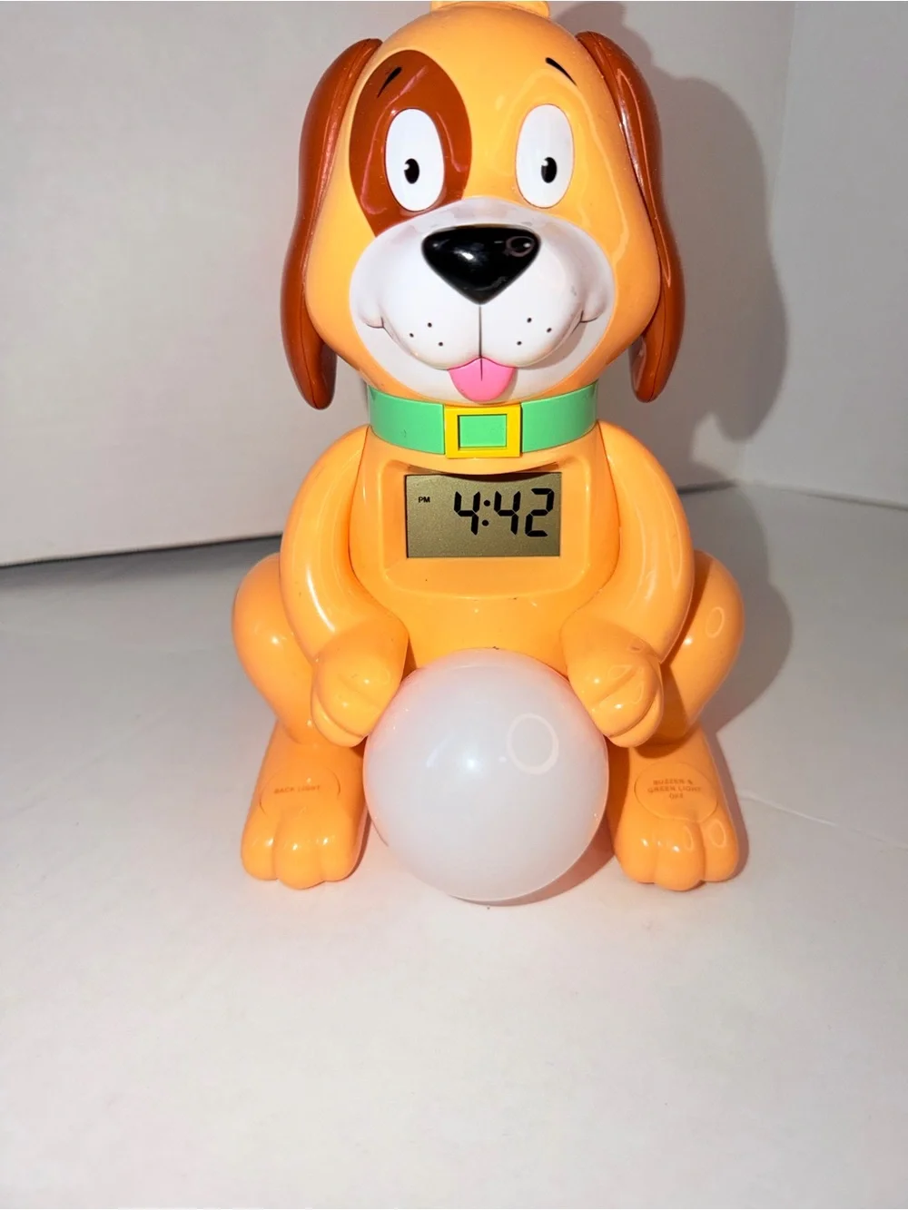 Dog Alarm Clock - Yellow Puppy Design